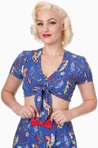 Dancing Days Crop top -M- MADE OF WONDER Blauw