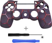 Controller Behuizing Shell – PlayStation 4 controller – Hex Fireball