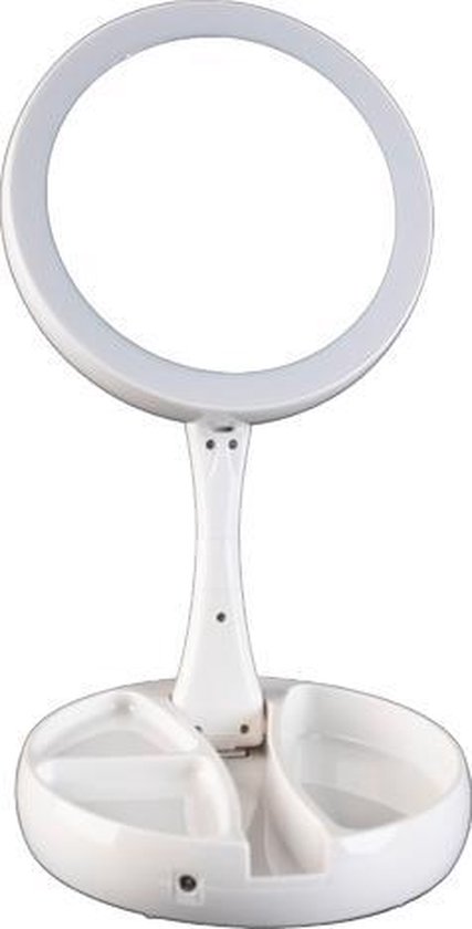 Miroir pliant Deluxa - Pliable - Blanc | bol.com