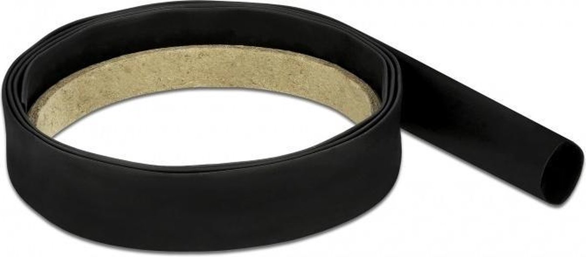 Krimpkous 1m - 12mm naar 6mm - 1 stuk / zwart