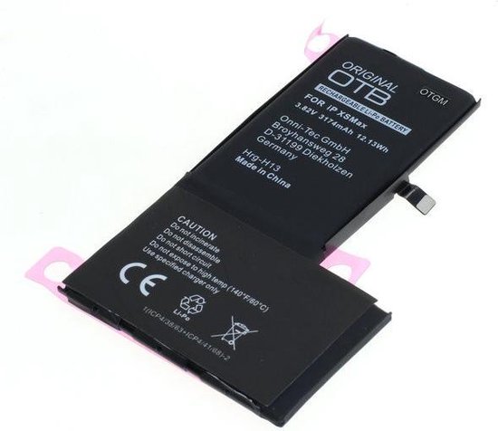 Accu compatibel met Apple iPhone XS Max / 616-00499 / 3174 mAh | bol.com