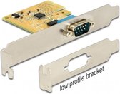 DeLOCK seriële RS232 PCI-Express kaart met 1 9-pins SUB-D poort en Low Profile bracket