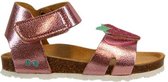 Bunnies JR 219020-575 Meisjes Sandalen - Roze - Leer - Klittenband