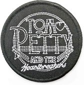 Tom Petty Patch Circle Logo Zwart