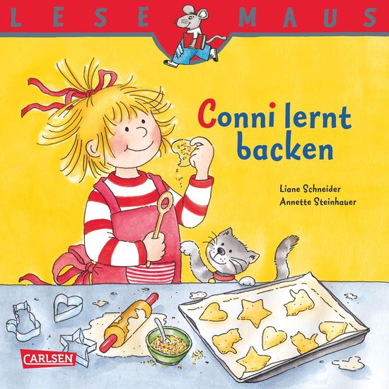 LESEMAUS - LESEMAUS: Conni lernt backen - cover