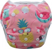 Wasbare zwemluier Blije Ananas - Petit Pas NL