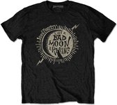 John Fogerty Heren Tshirt -S- Bad Moon Wolf Zwart