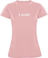LXURY Fitness T-Shirt Roze Maat XL - Sportshirt - Kleding - Training - Sportkleding - Dames