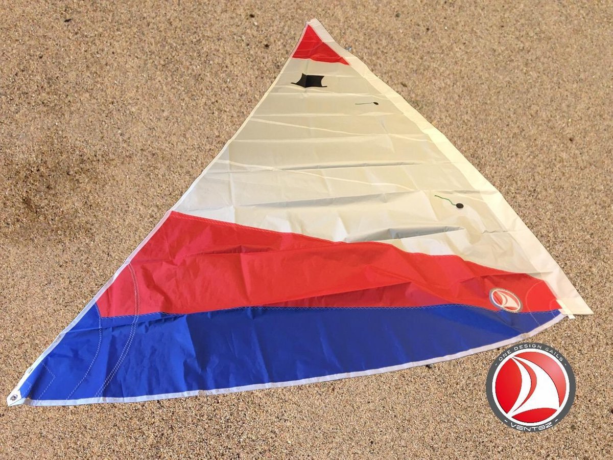 Ventoz Topper Zeil (5.3 m2) - Wit-Rood-Blauw