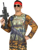"Militair fopshirt voor volwassenen  - Verkleedkleding - M/L"