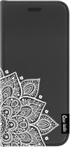 Casetastic Wallet Case Black Apple iPhone 8 - Floral Mandala White