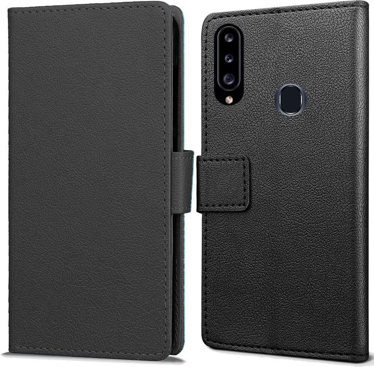 Samsung Galaxy A20s Wallet Hoesje - Zwart