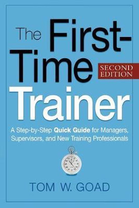 First-Time Trainer