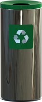 ALDA Prestige Prullenbak 45L groen, gemakkelijk afval scheiden – recyclen, afvalbakken, vuilnisbak