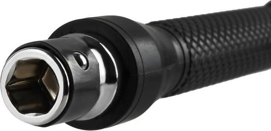 HALJIA Hoekschroevendraaier opzetstuk adapter met 1/4 inch 105 graden snelwissel- en magnetische bithouder, hoekschroevendraaier hoektransmissie