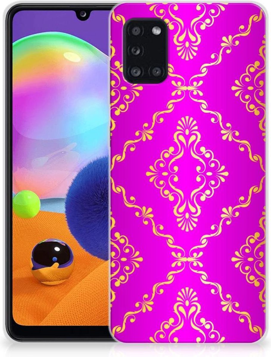 Siliconen Hoesje Samsung Galaxy A31 Barok Roze