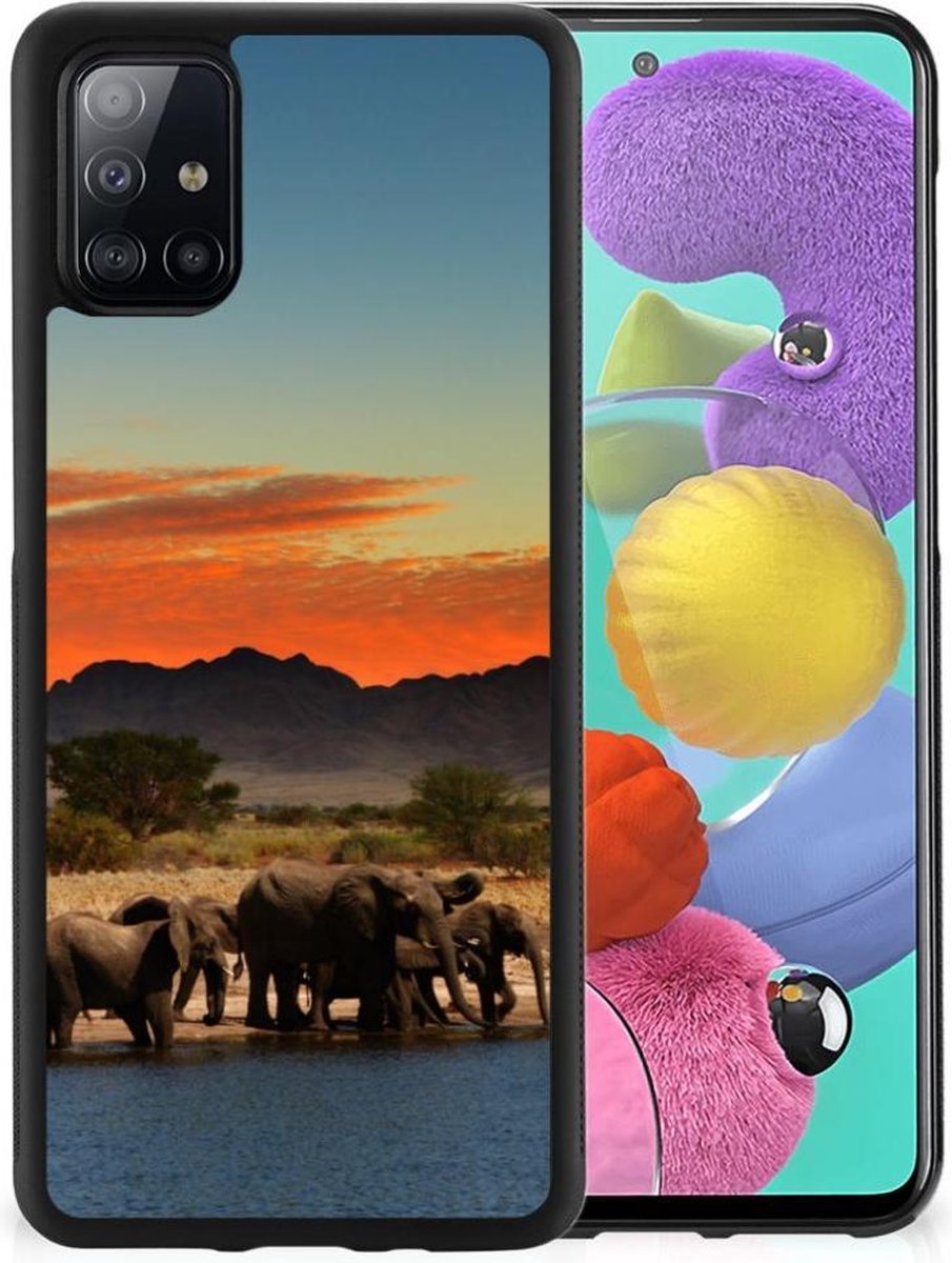 Samsung Galaxy A51 Back Cover Olifanten