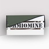 Ohmiomine Transporter Fietskrat Wit inclusief Legergroene Afdekhoes