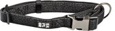 Duvo+ City ny halsband nylon reflecting m Zwart M - 30-45cm/15mm