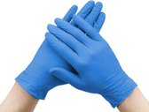 Nitrile disposable handschoen - Gloves -  zeer goede kwaliteit - Poedervrij - Medisch - ongepoederd - Latex vrij - 100 stuks - maat L - AQL 1.5