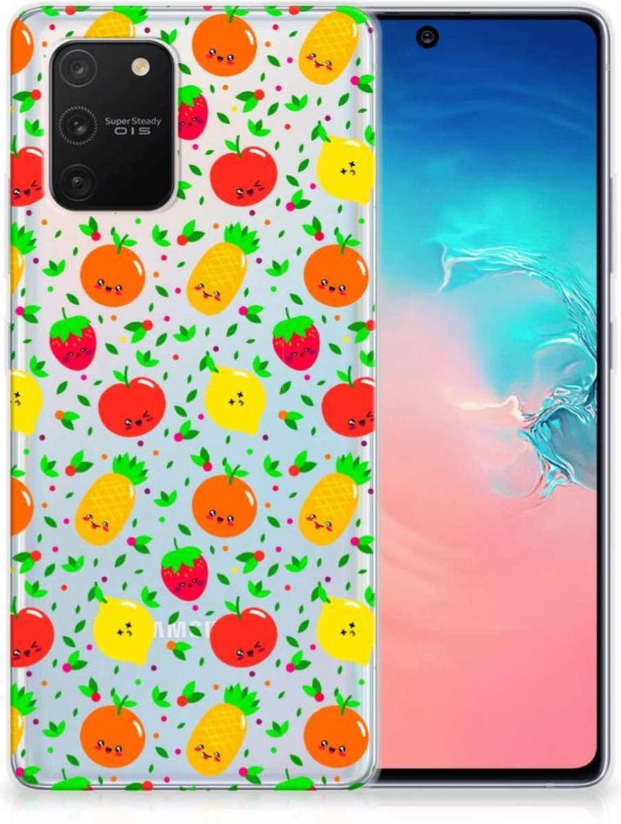 Samsung Galaxy S10 Lite Siliconen Case Fruits