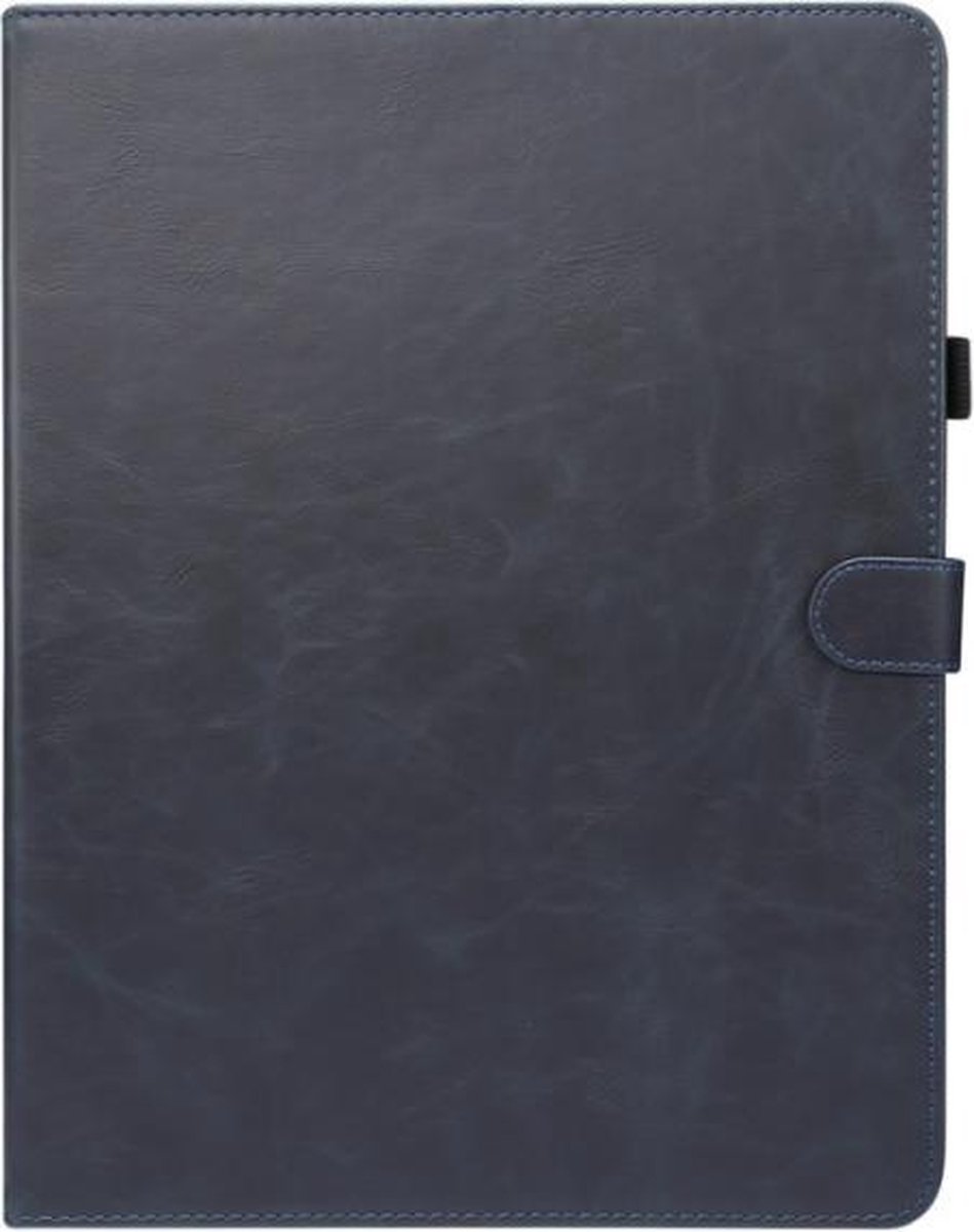 Luxe Leren Bookcase geschikt voor Apple iPad Pro 11 2020 | Hoge kwaliteit leer | Kaarthouder | Blauw
