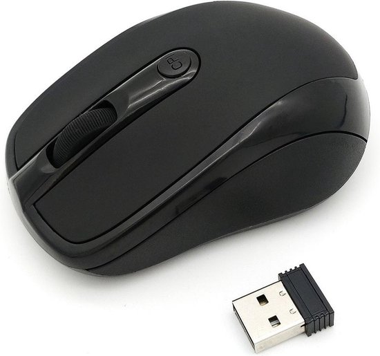 Draadloze Muis - 2.4 - - Zwart - Voor PC, Laptop en Mac | bol.com