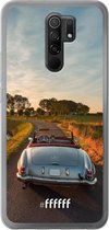 Xiaomi Redmi 9 Hoesje Transparant TPU Case - Oldtimer Mercedes #ffffff