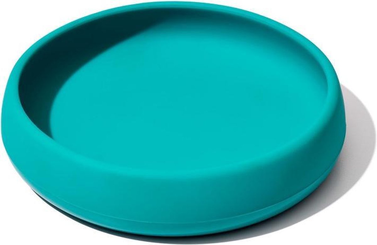 Goedkoopste OXO tot Silicone Bord -Babybord - Babyservies- Bord Baby - Servies baby - Bordje -Teal