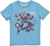 Transformers t-shirt licht blauw maat 98/104