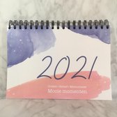 Agenda - planner 2021 roos/blauw