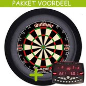 Elektronisch Dart Scorebord VoordeelPakket (Elite ) - Dual Core - Dartbordverlichting Basic (Zwart)