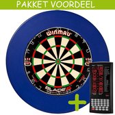 Elektronisch Dart Scorebord VoordeelPakket (Viper ) - Dual Core - Rubberen Surround (Blauw)