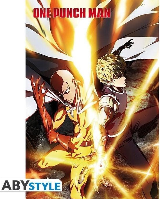 Poster - Abystyle One Punch Man Maxi Saitama & - 0 X 0 Cm - Multicolor