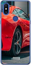 Xiaomi Mi Mix 3 Hoesje Transparant TPU Case - Ferrari #ffffff