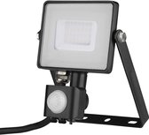 V-Tac 30W LED Bouwlamp met PIR sensor