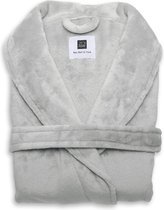 ZoHome Cara Badjas Lang - Fleece - Maat XL - Pearl Grey