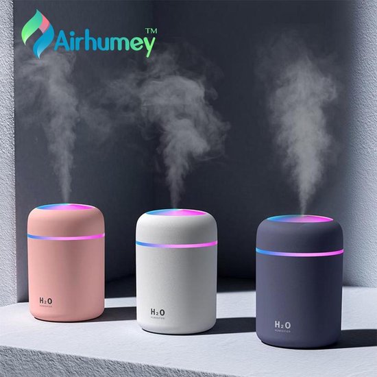 Bol Com Airhumey Humidifier Luchtbevochtiger Geur Verspreider Water Verdamper Met Led