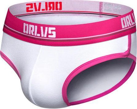 ORLVS - Sexy wit/roze slip - Voorgevormd - Maat M | bol.com