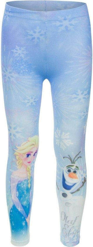 Frozen legging - Elsa - Olaf - blauw - Mt 92-98