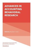 Advances in Accounting Behavioral Research- Advances in Accounting Behavioral Research