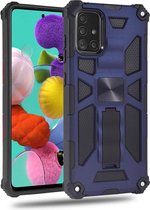 SNY Shockproof Armor Hoesje Samsung Galaxy A71 - Blauw