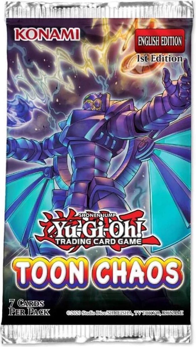 YuGiOh! Toon Chaos Booster Pack Engelse Versie Booster