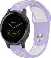 iMoshion Sport Siliconen Smartwatch Bandje voor de Garmin Vivoactive 4L - Wit