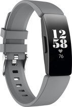 iMoshion Siliconen Smartwatch Bandje voor de Fitbit Inspire - Grijs