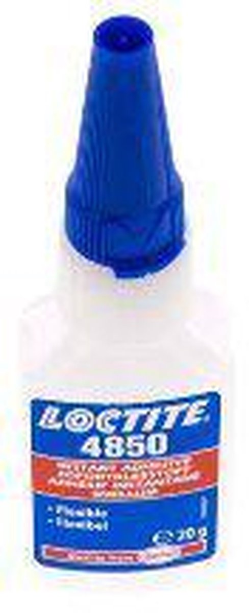 Loctite Secondelijm 20ml Transparent 3-11s Uithardingstijd Leer Stof En Papier Oppervlakten 4850-020