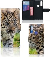 GSM Hoesje Alcatel 1S 2020 Beschermhoesje met foto Baby Luipaard