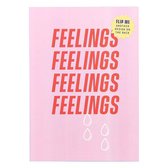 Yes Studio Mini-notitieboek Feelings A6 Papier Paars/roze