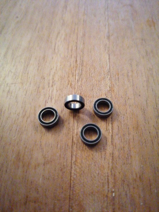 sourcing map 10stk. S608-2RS groefkogellagers dubbel verzegeld 440C roestvrij staal 8 mm x 22 mm x 7 mm