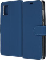Samsung Galaxy A31 Hoesje Met Pasjeshouder - Accezz Wallet Softcase Bookcase - Blauw